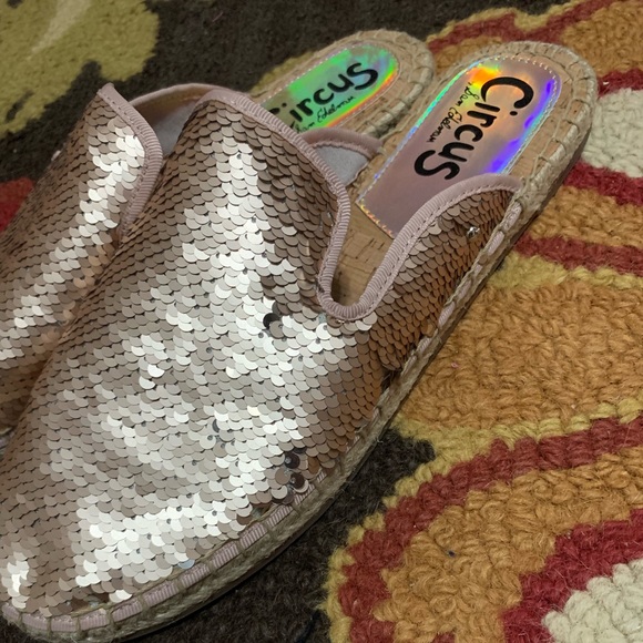 Espadrille/mule sequin shoes - Picture 2 of 2